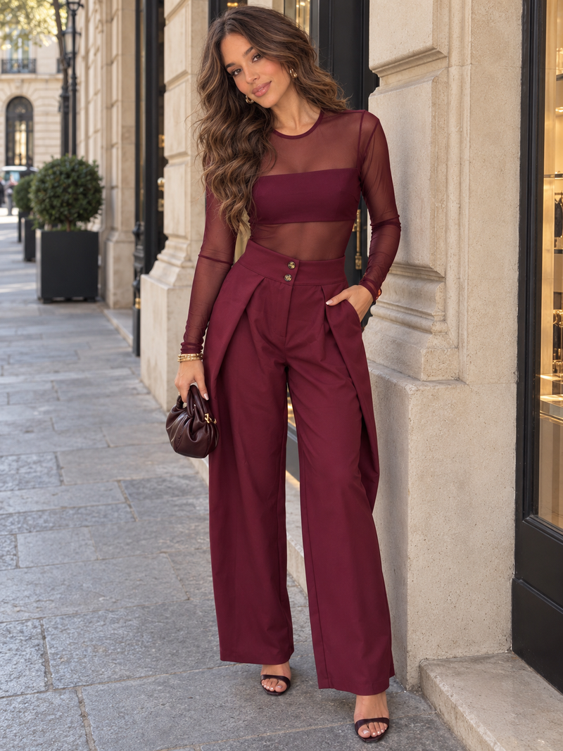 Maiorca - Conjunto body y pantalón | Blanca Vela