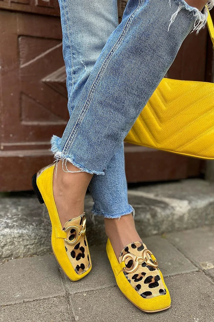 Assunta - Mocasines con Estampado Animal | Blanca Vela
