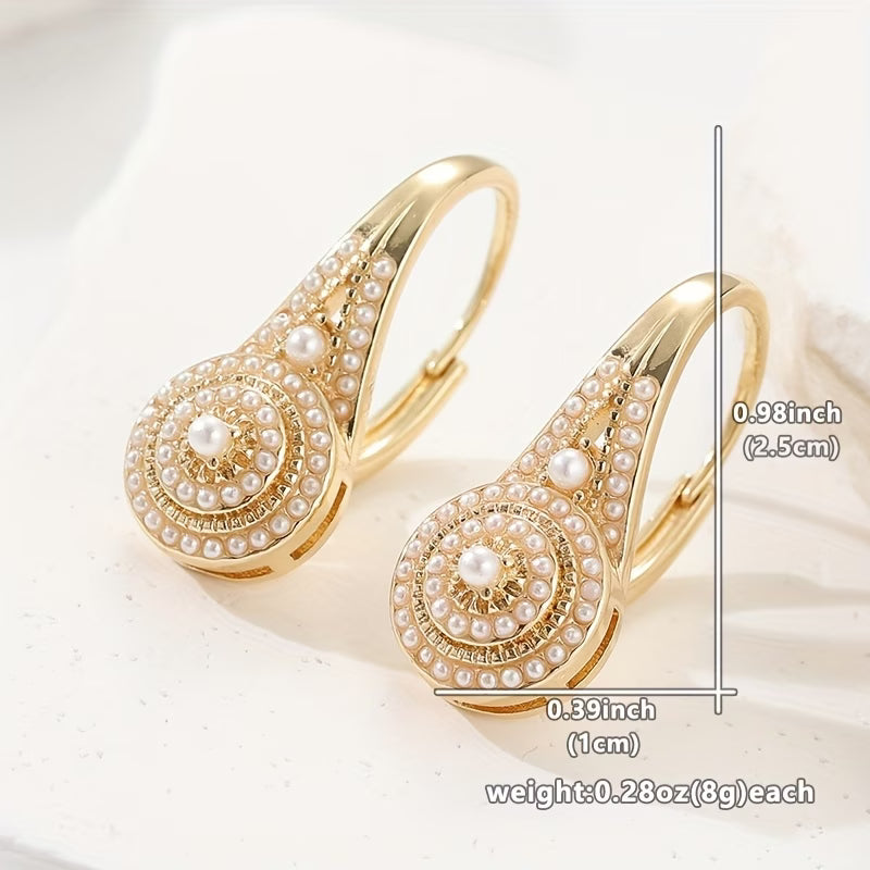 Pendientes Elegantes con Perlas | Blanca Vela