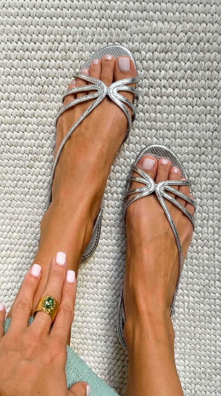 Ginevra | Sandalias doradas elegantes | Blanca Vela