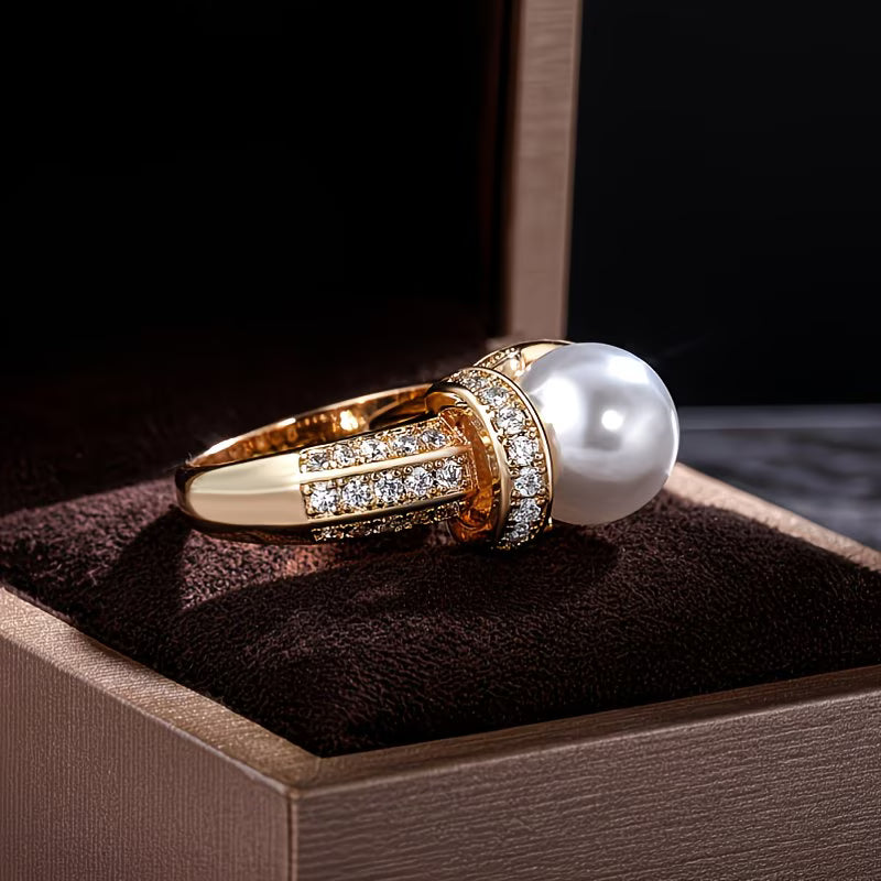 Anillo con Perla de la Corona | Blanca Vela