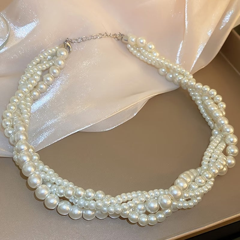 Collar Elegante con Perlas | Blanca Vela