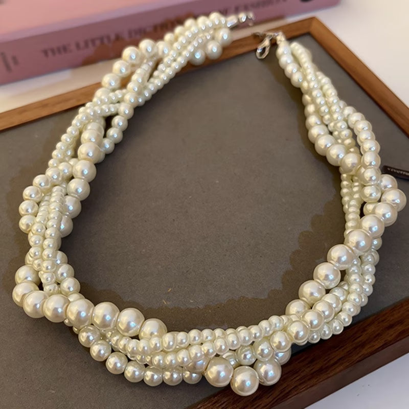 Collar Elegante con Perlas | Blanca Vela