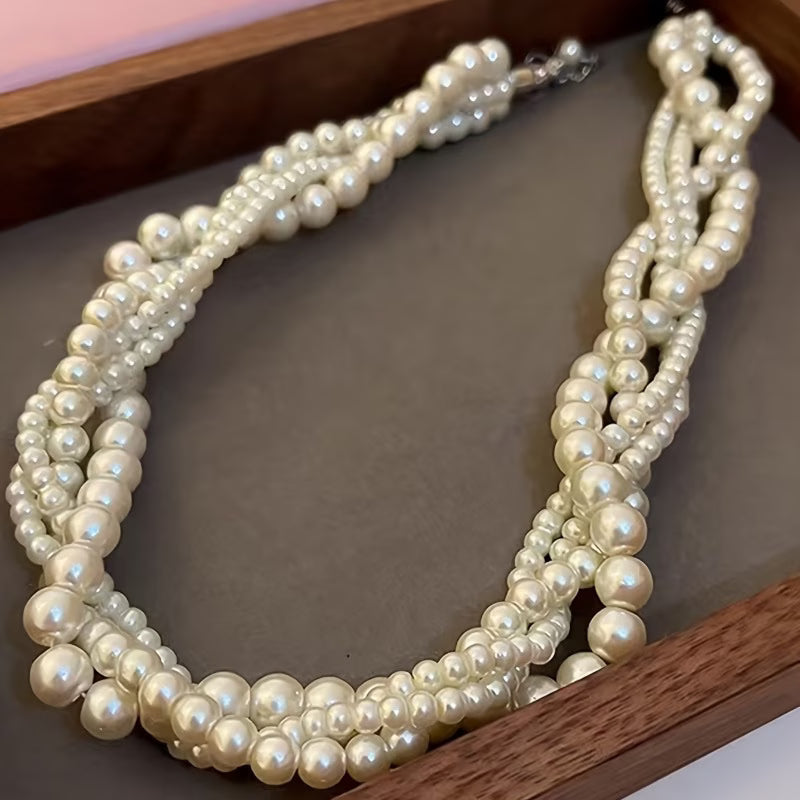 Collar Elegante con Perlas | Blanca Vela