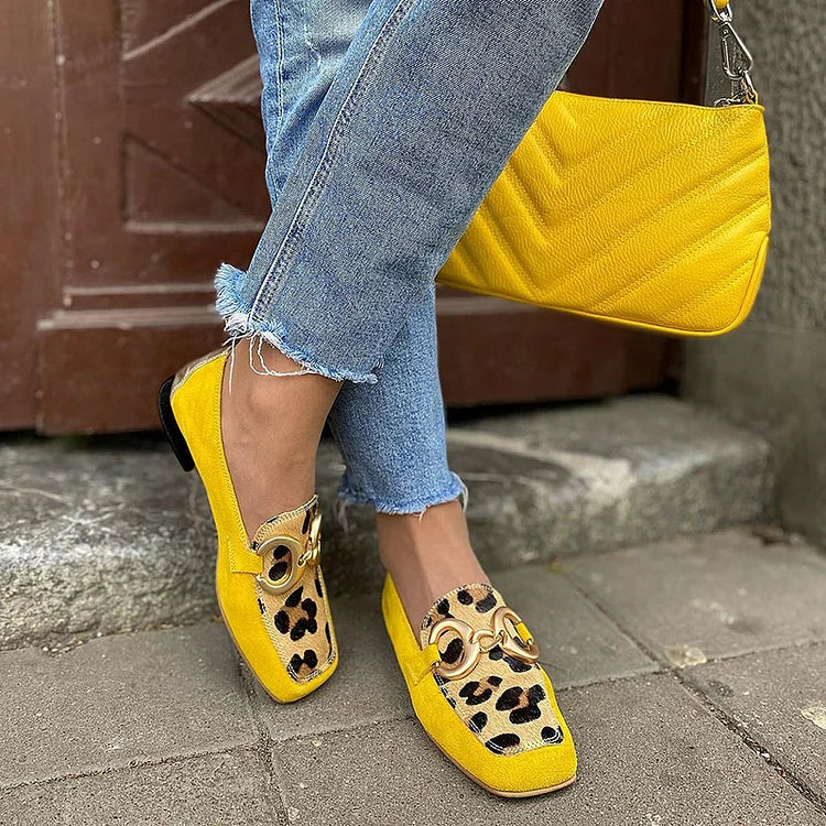 Assunta - Mocasines con Estampado Animal | Blanca Vela