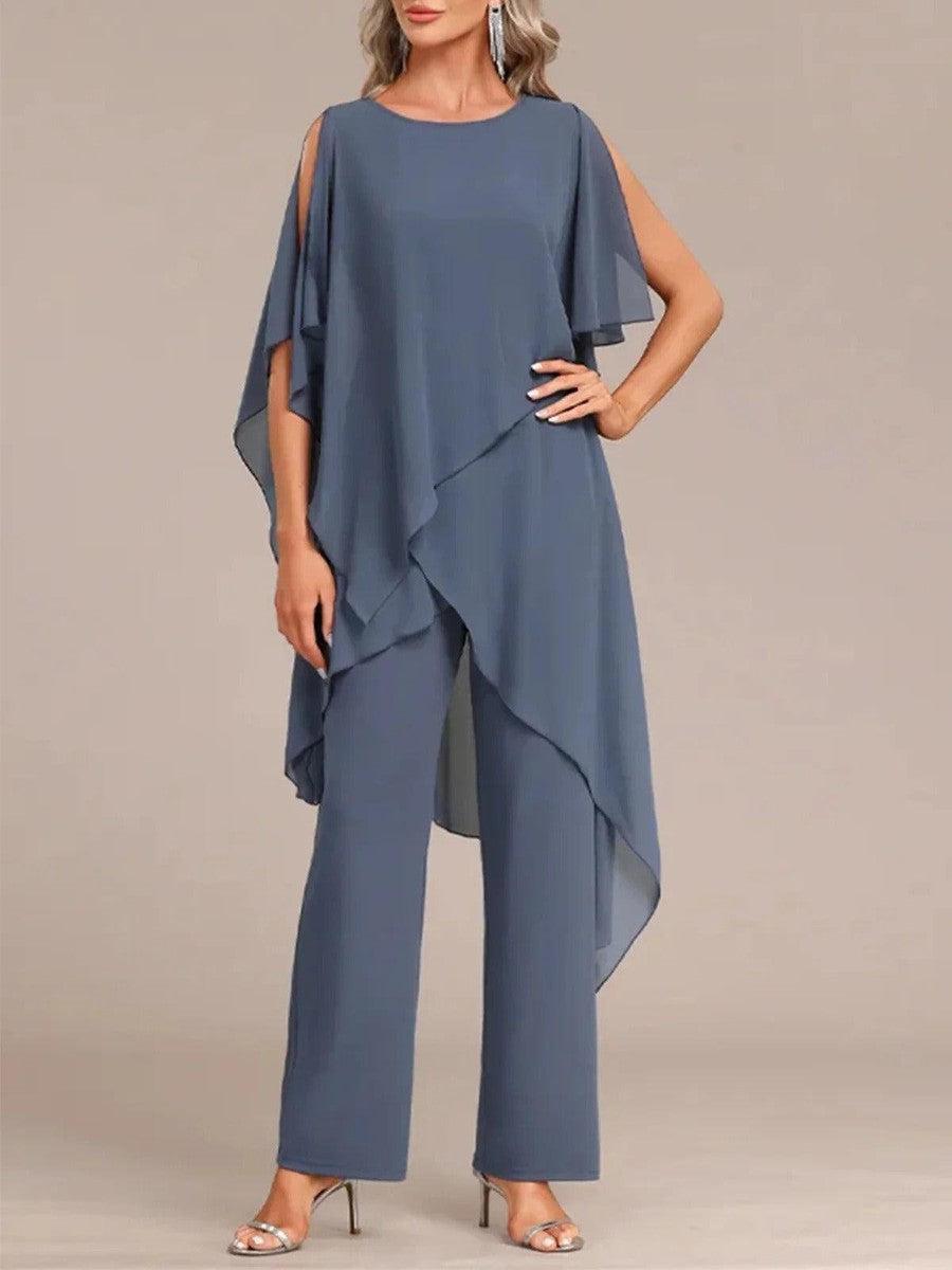 Chloé | Conjunto Dos Piezas Cuello Redondo | Blanca Vela