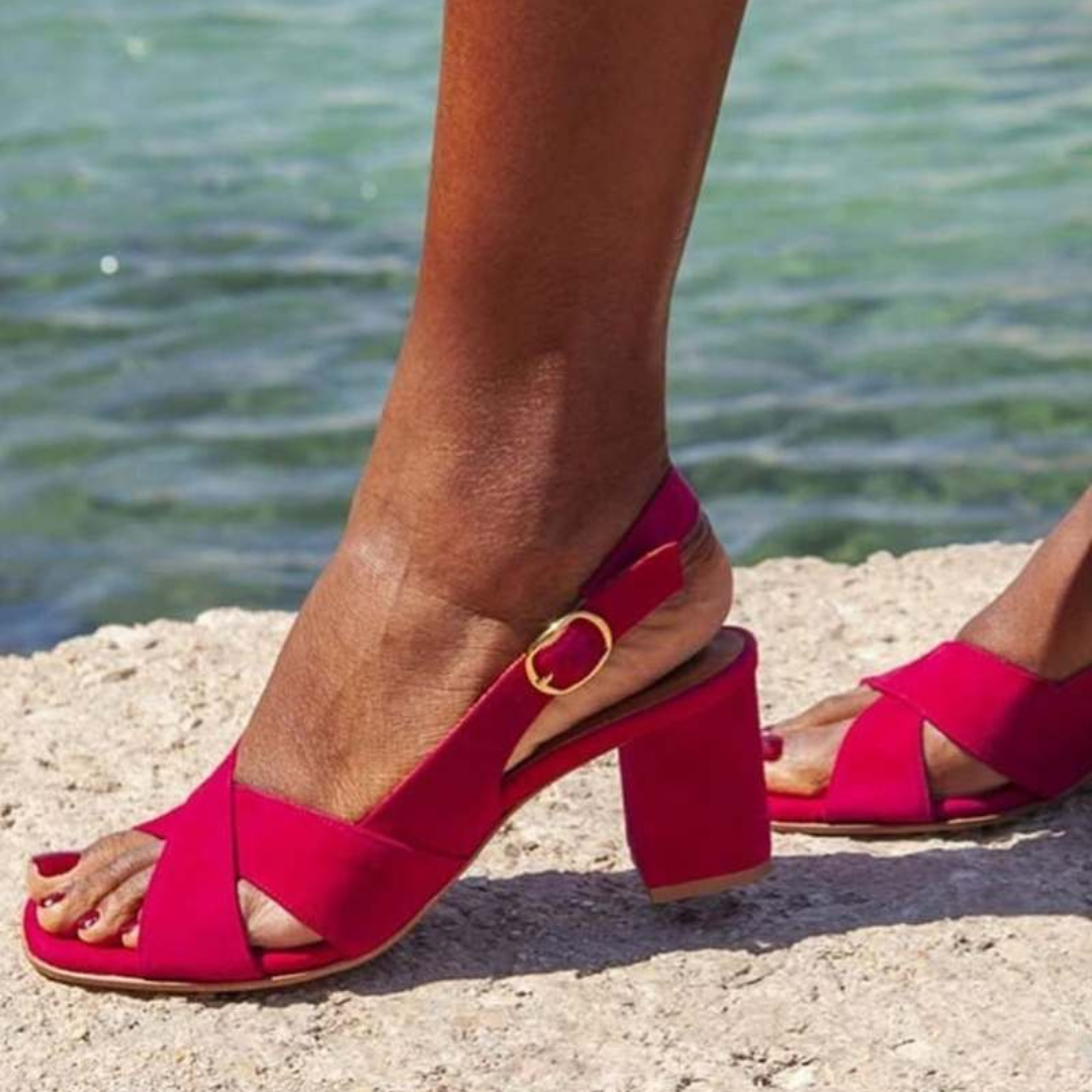 Celeste | Sandalias Verano Azul | Blanca Vela