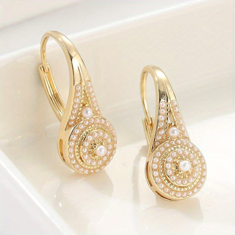 Pendientes Elegantes con Perlas | Blanca Vela