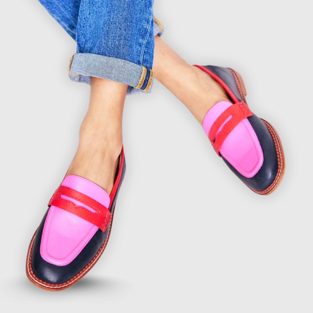 Giuliana - Mocasines de Contraste | Blanca Vela