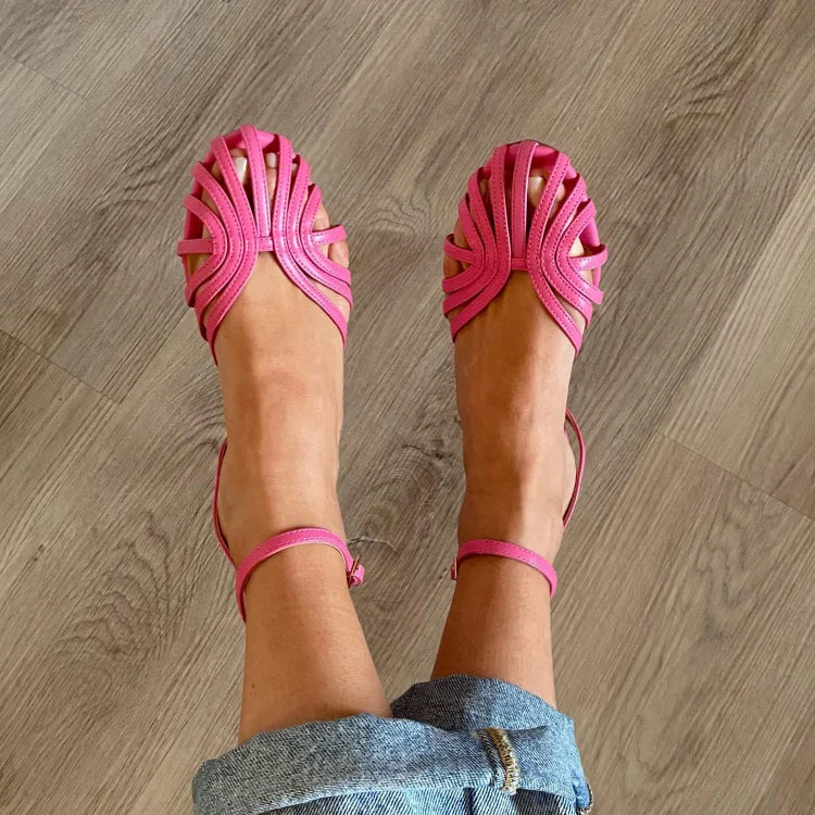 Vittoria | Sandalias Joya Doradas | Blanca Vela