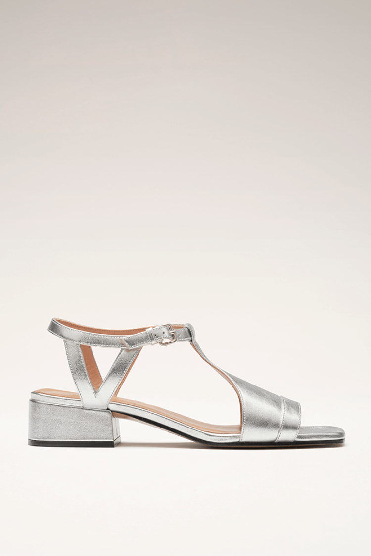 Serena | Sandalias Plata Verano | Blanca Vela