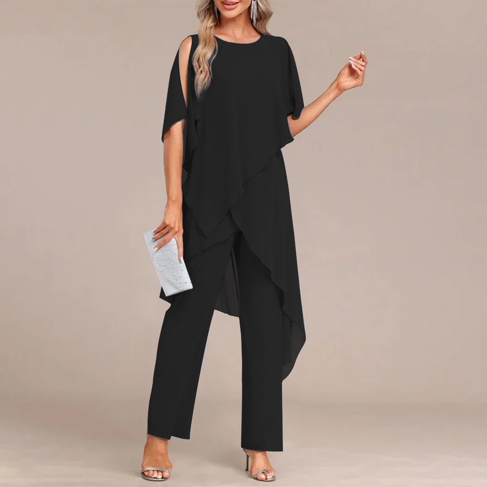 Chloé | Conjunto Dos Piezas Cuello Redondo | Blanca Vela
