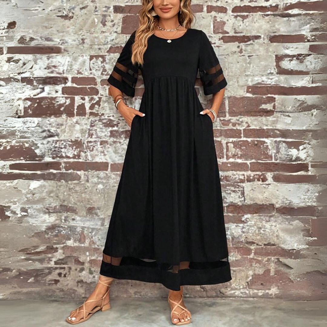 Auris – Vestido midi favorecedor | Blanca Vela