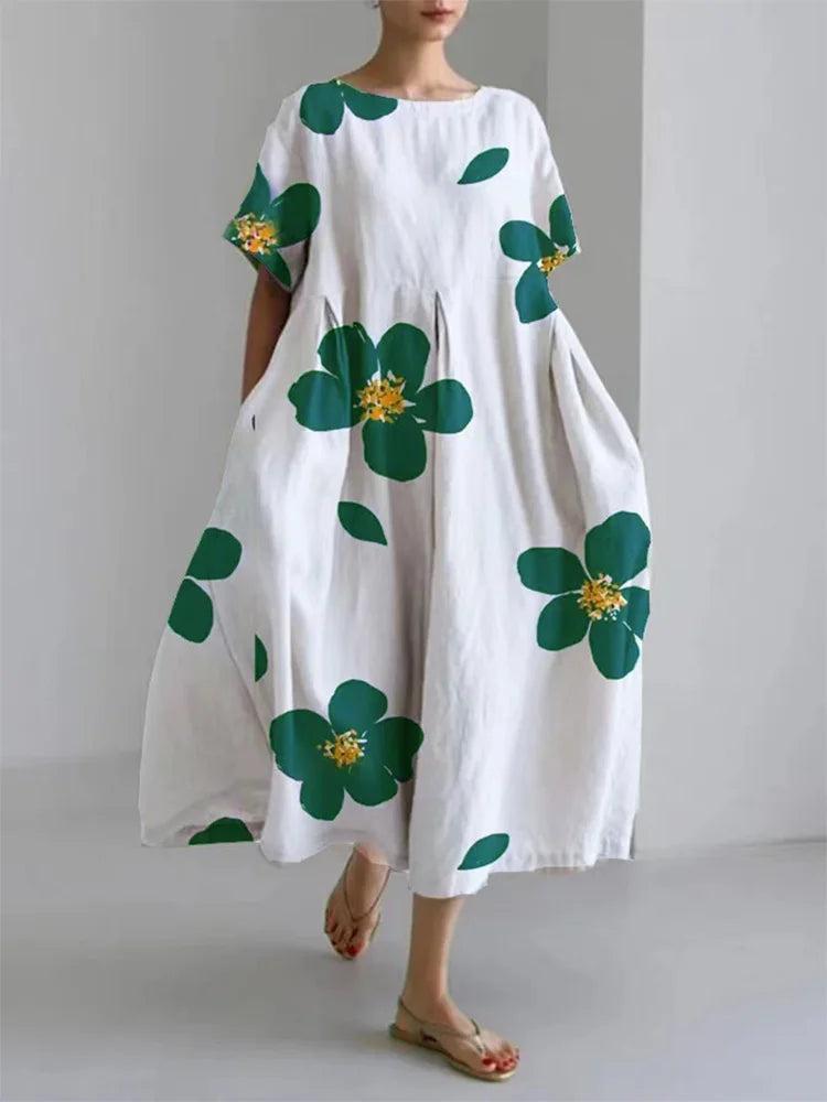 Vestido de verano floral Novi | Blanca Vela
