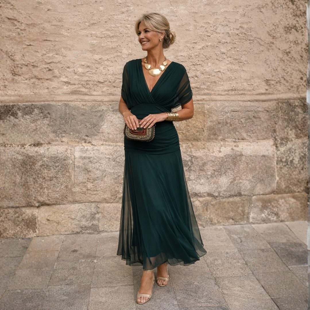 Eliza™ – Elegante vestido verde | Blanca Vela