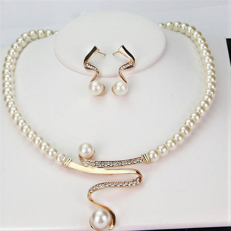 Set de Joyas Elegante con Perlas | Blanca Vela