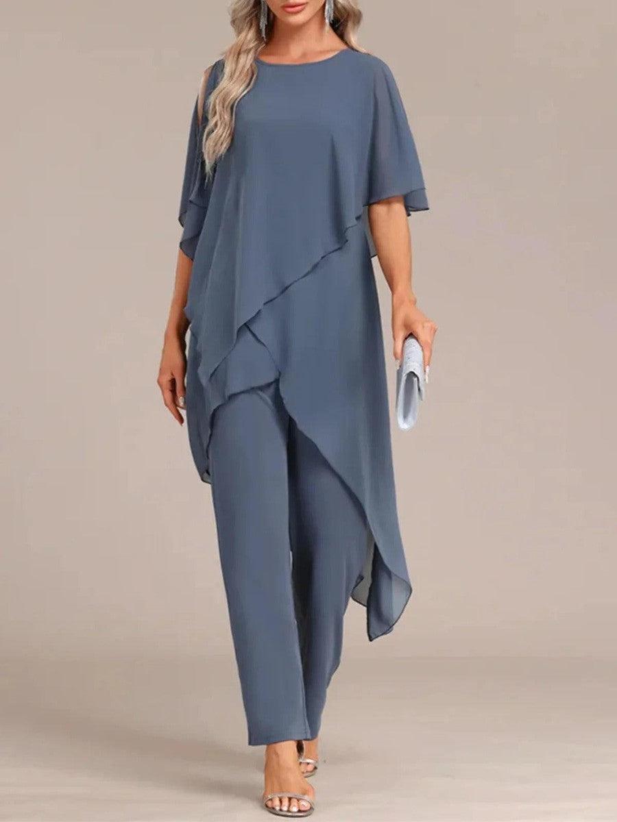 Chloé | Conjunto Dos Piezas Cuello Redondo | Blanca Vela