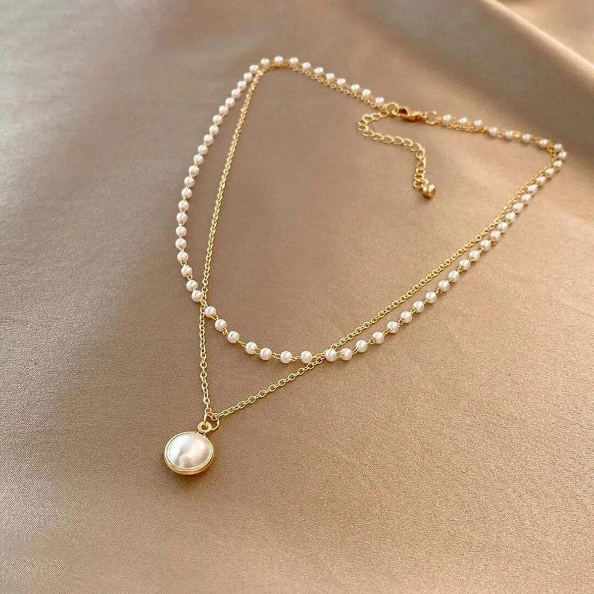 Collar de Perlas Brillantes | Blanca Vela