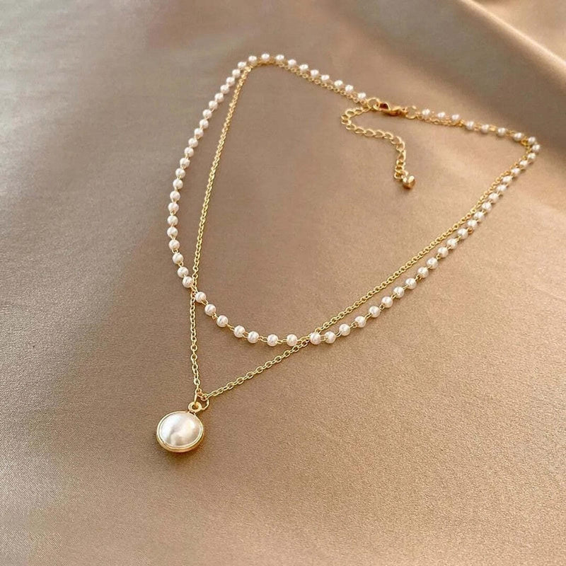 Collar de Perlas Brillantes | Blanca Vela