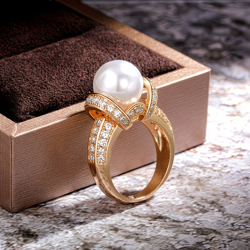 Anillo con Perla de la Corona | Blanca Vela