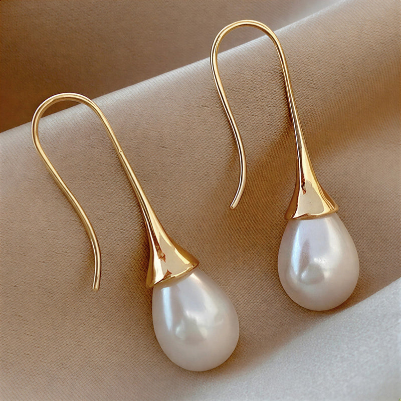 Pendientes de Belleza Clásica con Perlas | Blanca Vela