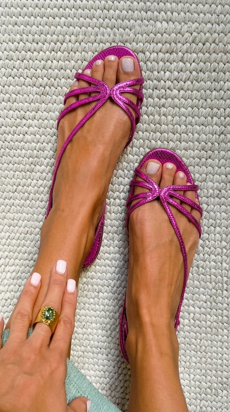 Ginevra | Sandalias doradas elegantes | Blanca Vela