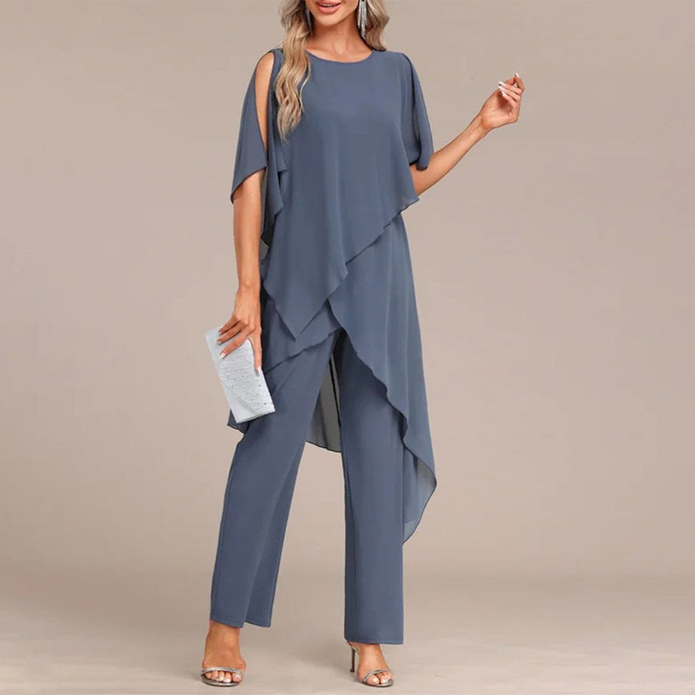 Chloé | Conjunto Dos Piezas Cuello Redondo | Blanca Vela