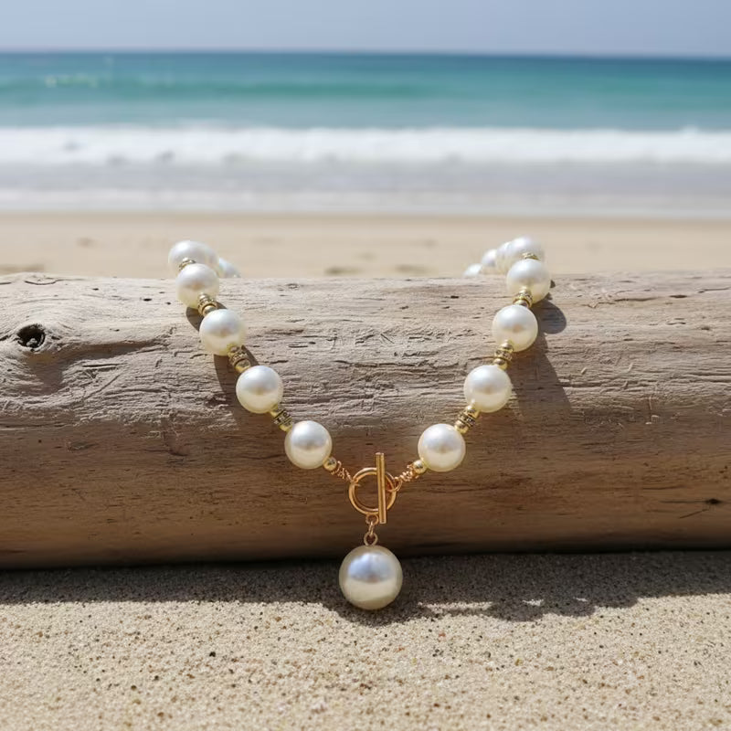 Set de Collares de Perlas Chunky | Blanca Vela