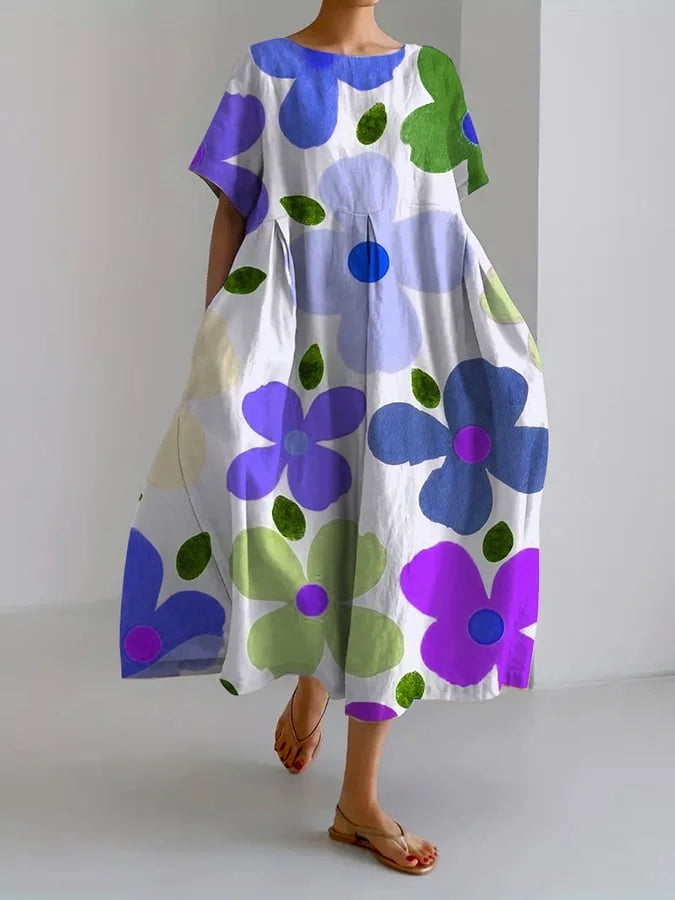 Vestido de verano floral Eli | Blanca Vela