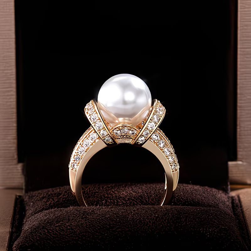 Anillo con Perla de la Corona | Blanca Vela