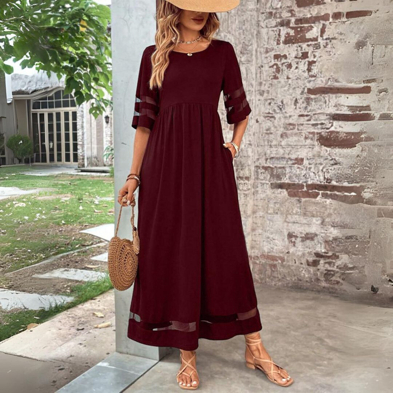 Auris – Vestido midi favorecedor | Blanca Vela