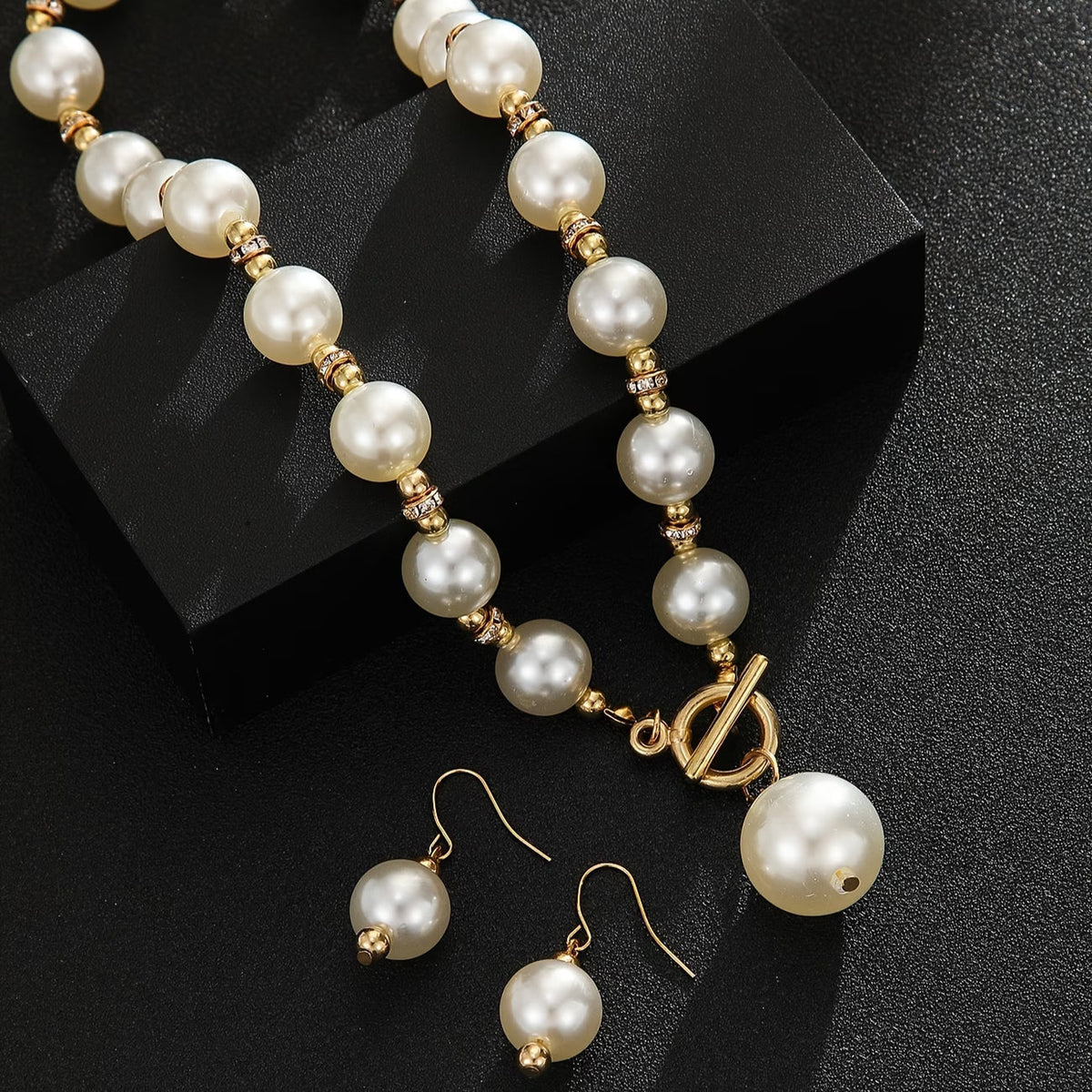 Set de Collares de Perlas Chunky | Blanca Vela