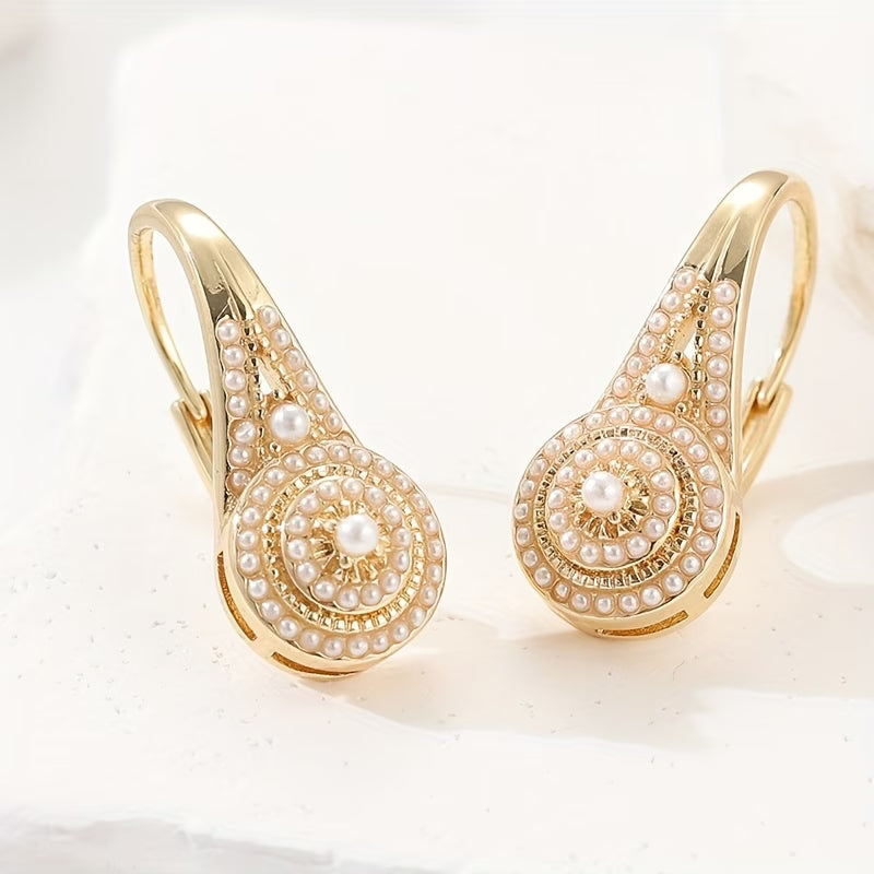 Pendientes Elegantes con Perlas | Blanca Vela