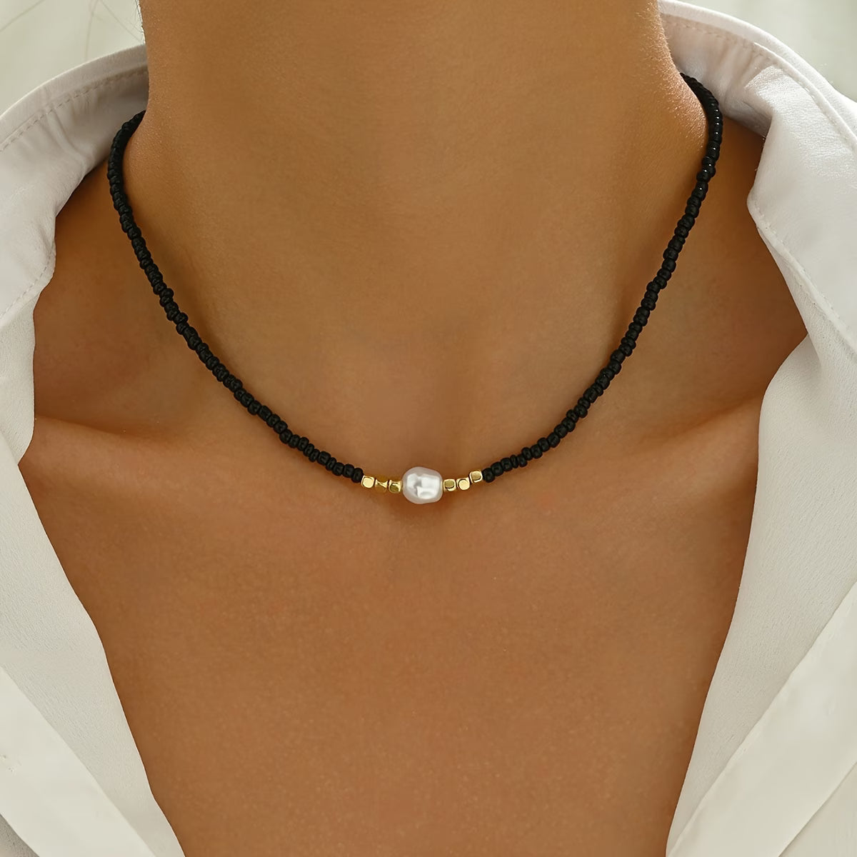 Collar de Perlas Minimal | Blanca Vela