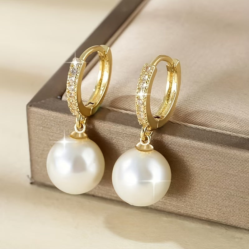 Los Pendientes a Gota de Perla Moderna | Blanca Vela
