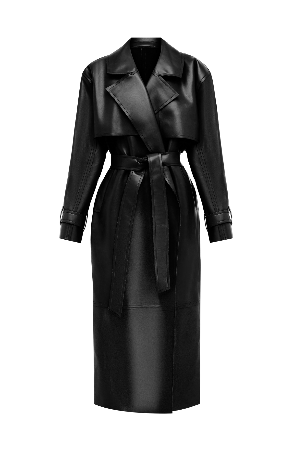 Trench Bridget - Negro | Blanca Vela