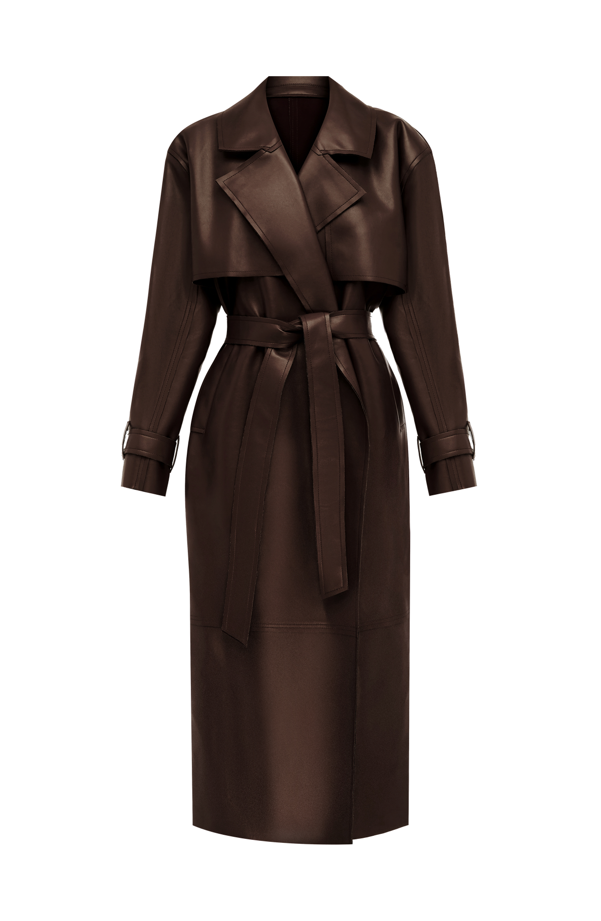 Trench Bridget - Marrón Ciruela | Blanca Vela
