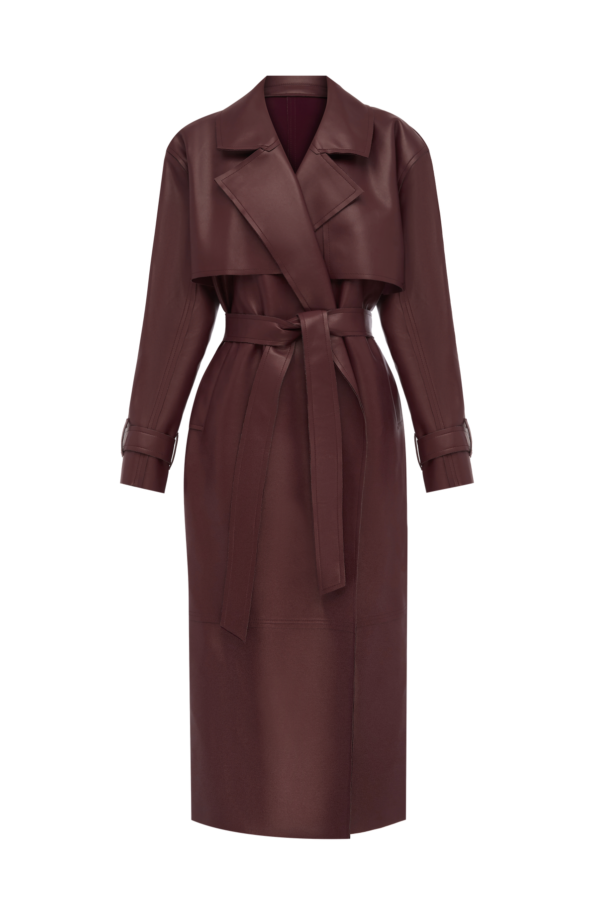 Trench Bridget - Ciruela | Blanca Vela