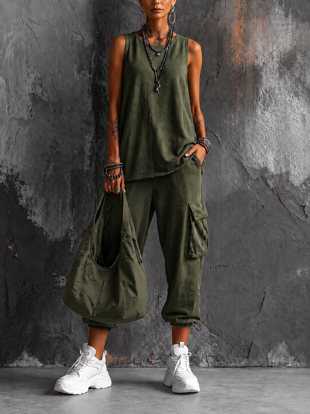 Noelia | Conjunto casual de confort urbano | Blanca Vela