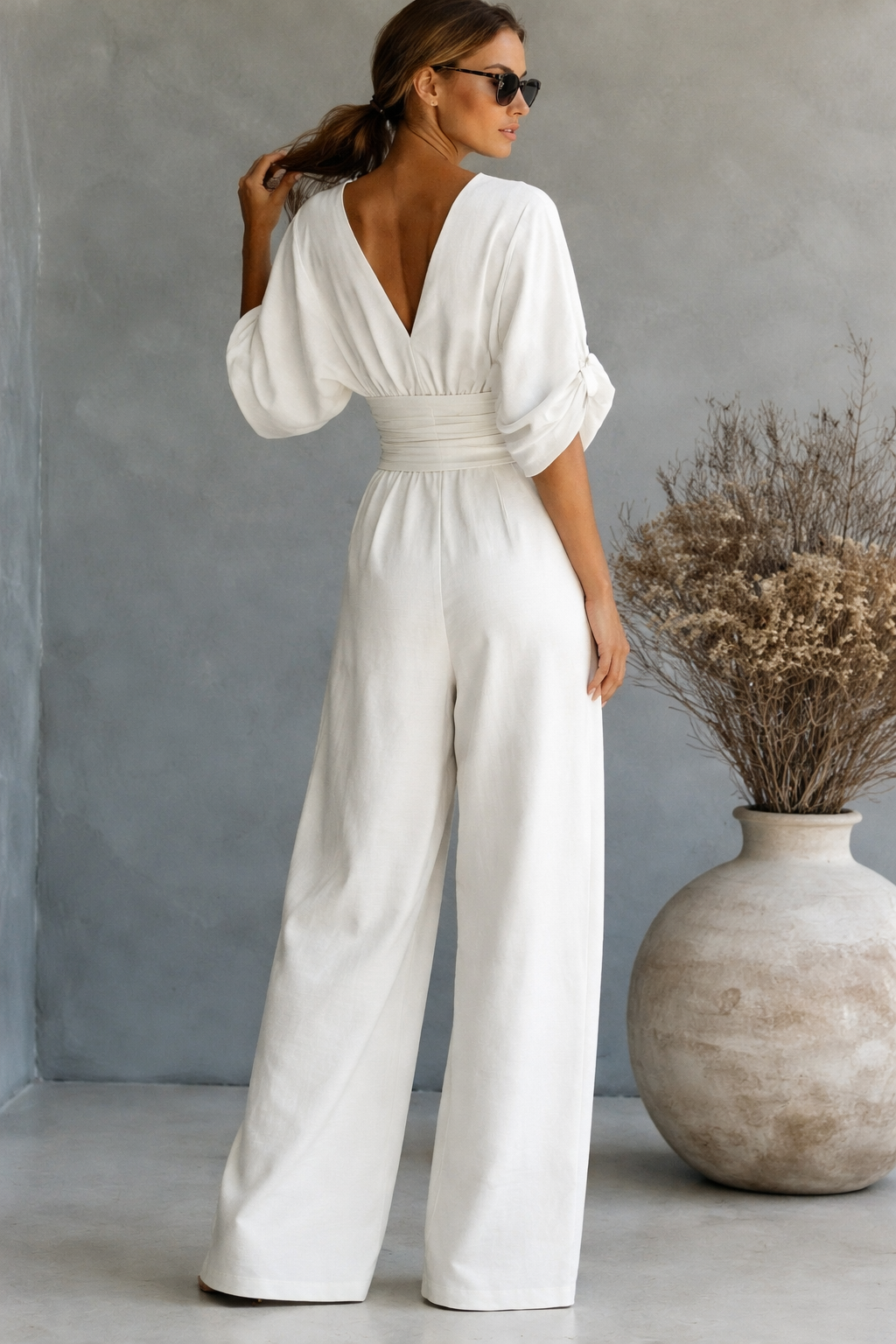 MARTA | Mono con manga kimono | Blanca Vela