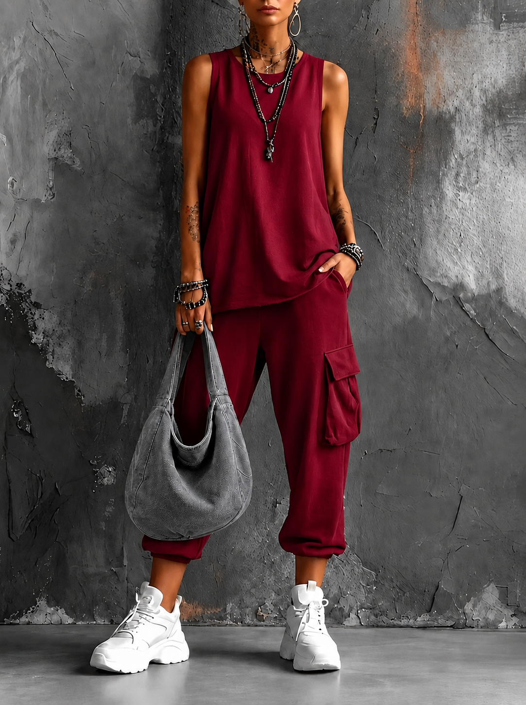 Noelia | Conjunto casual de confort urbano | Blanca Vela