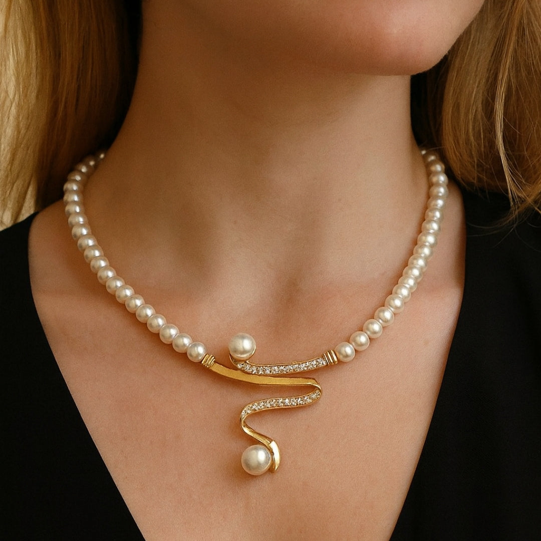 Set de Joyas Elegante con Perlas | Blanca Vela