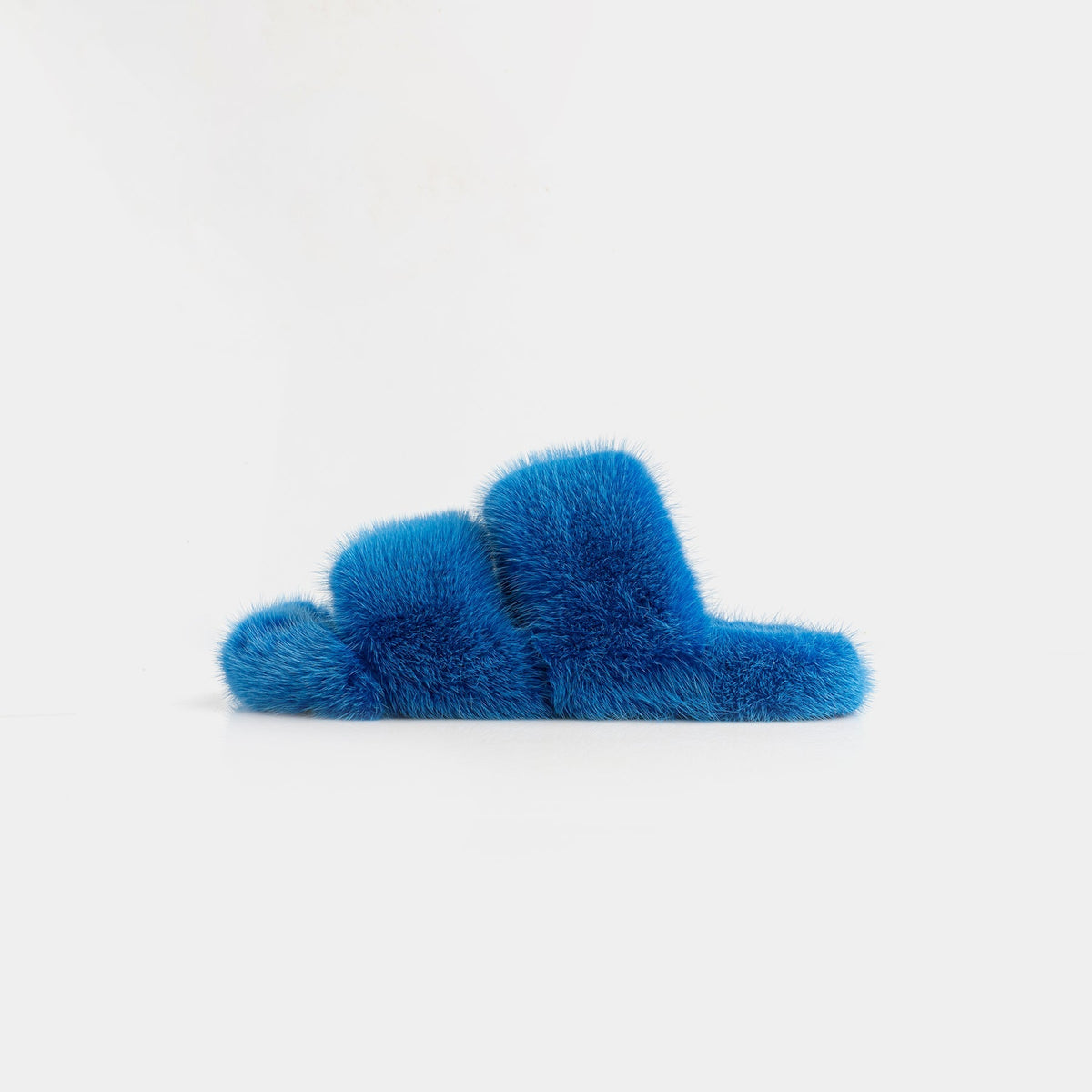 Cortina - Banda doble en Mishy (azul) | Blanca Vela