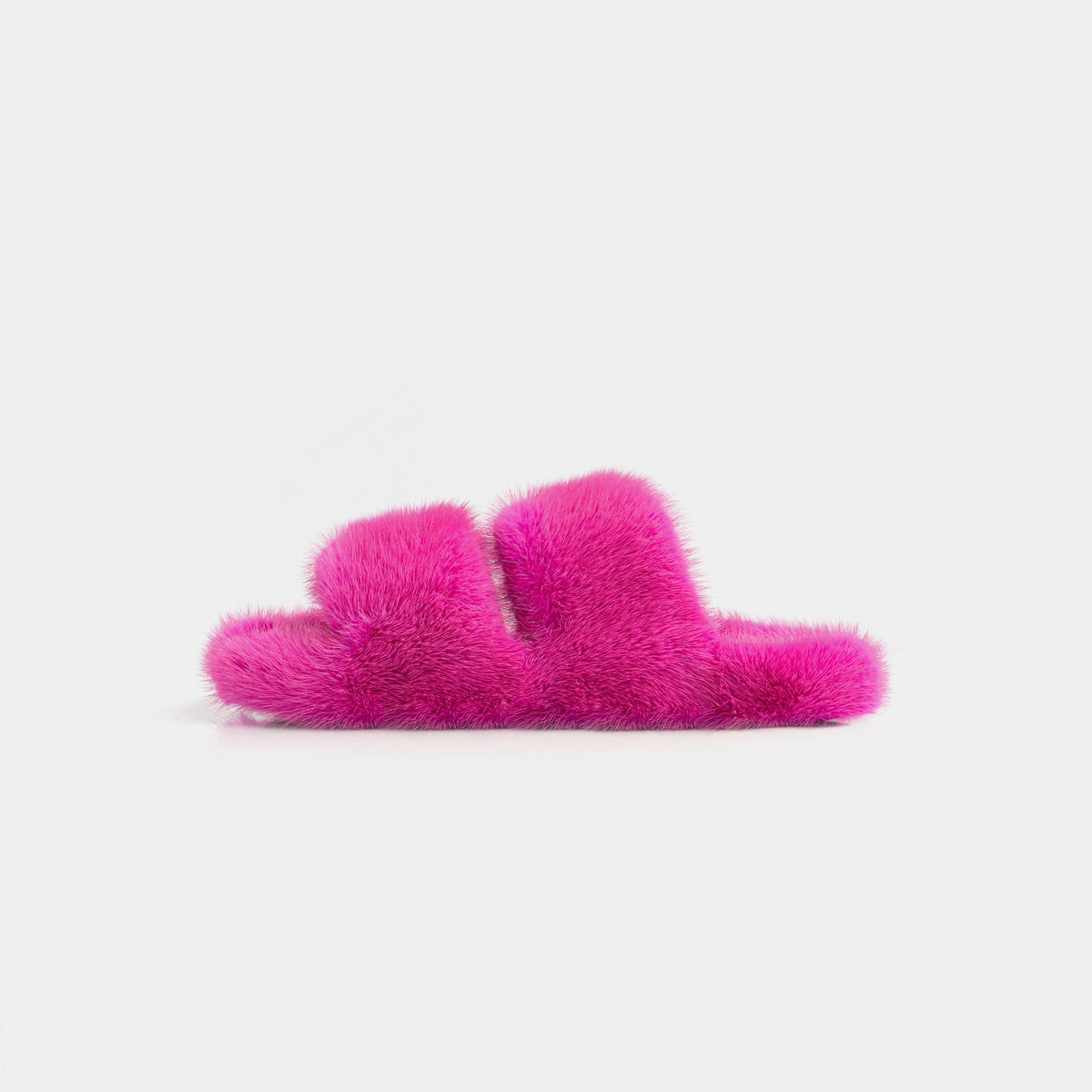 Cortina - Banda doble en Visone (fucsia) | Blanca Vela