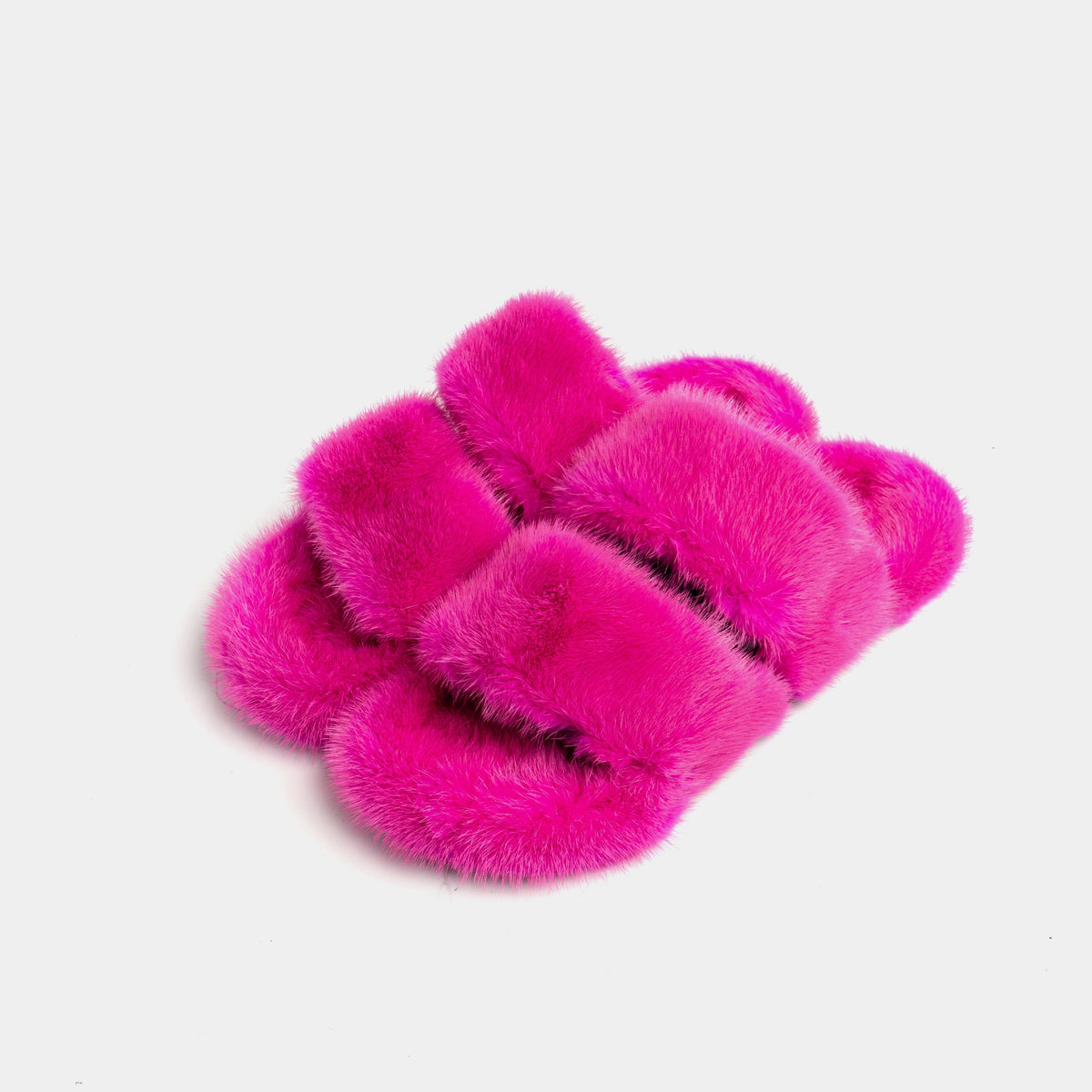 Cortina - Banda doble en Visone (fucsia) | Blanca Vela
