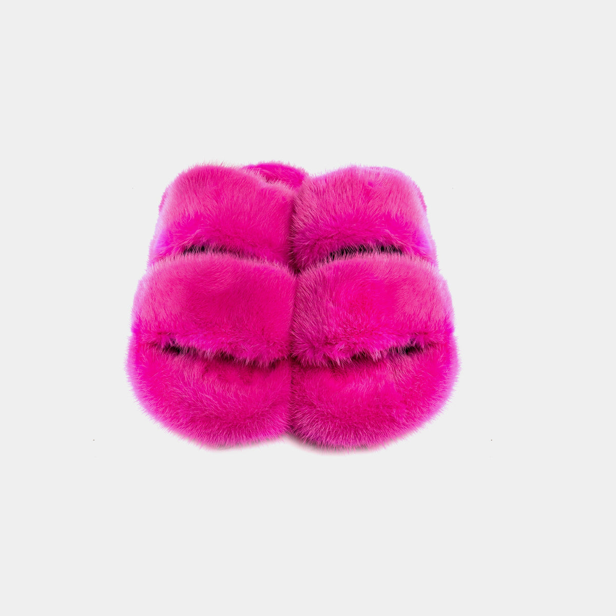 Cortina - Banda doble en Visone (fucsia) | Blanca Vela