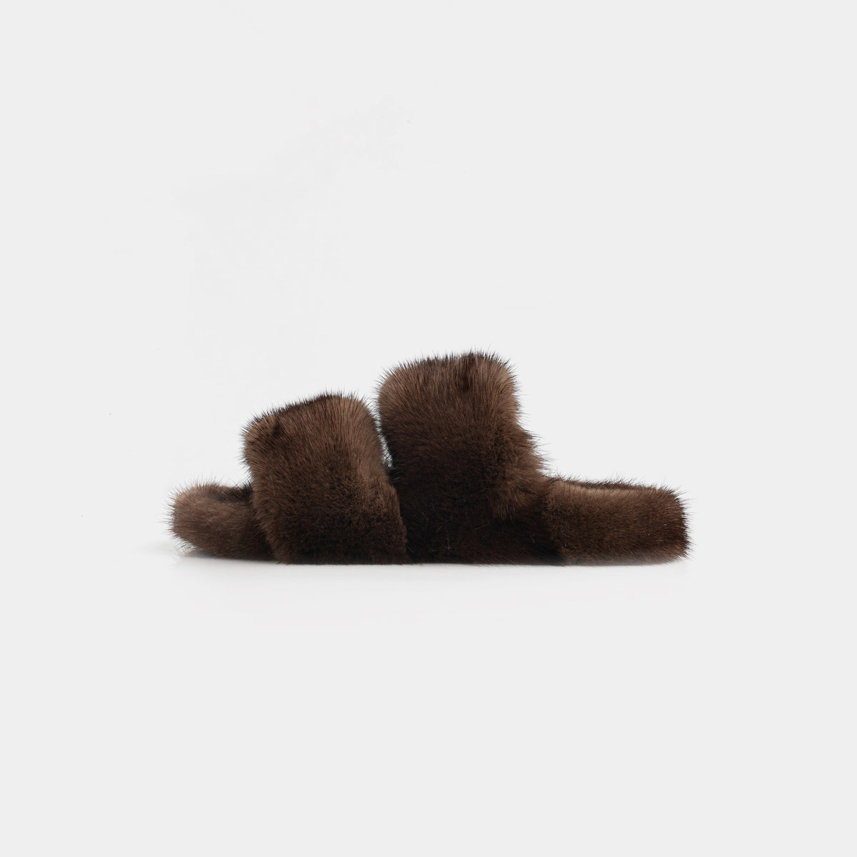 Cortina - Banda doble en Visone (Brown) | Blanca Vela