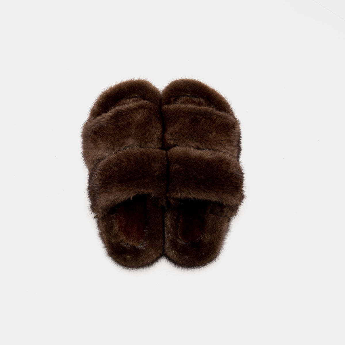Cortina - Banda doble en Visone (Brown) | Blanca Vela
