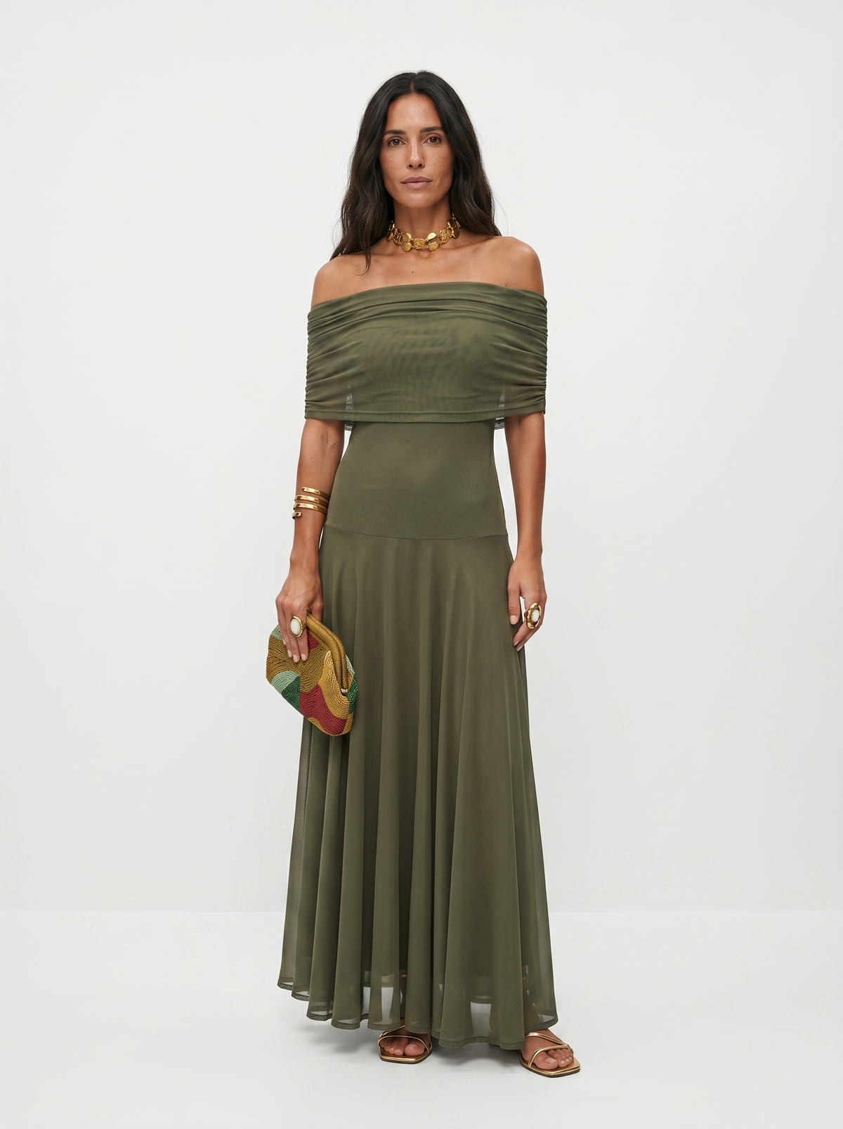 Carla | Vestido maxi elegante y sencillo | Blanca Vela
