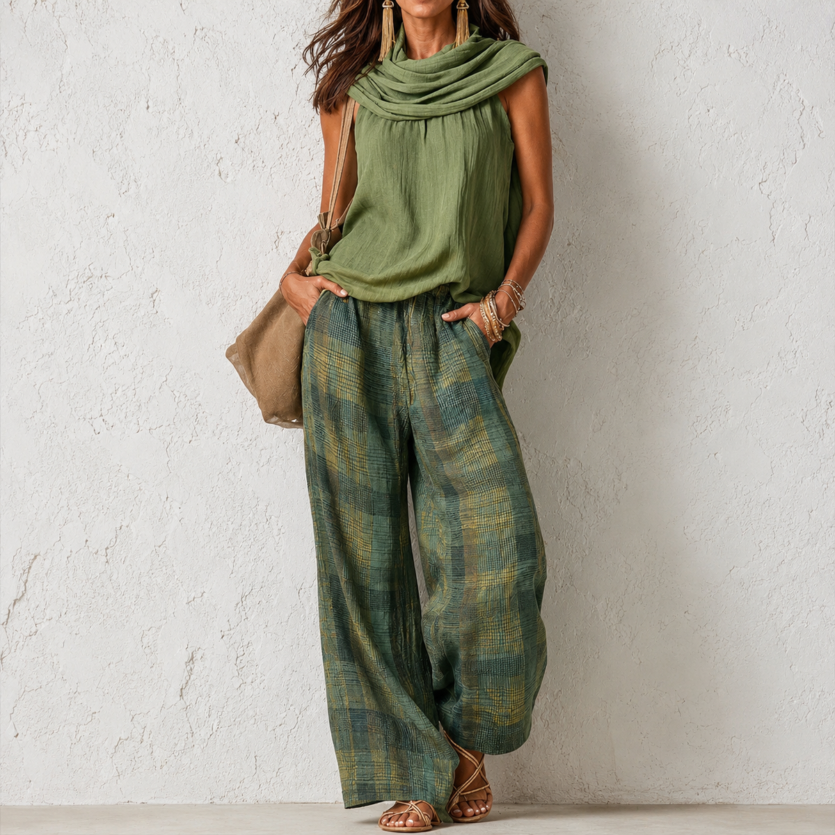 Odilinda | Conjunto Bohemio Confortable | Blanca Vela